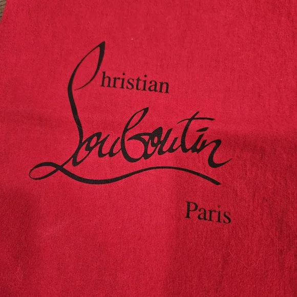 Christian Louboutin Red Dust Bag Pair - Picture 3 of 4